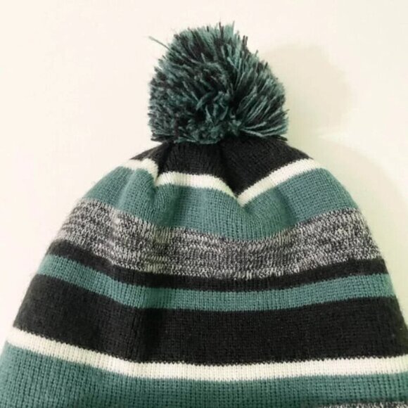 Philadelphia Eagles New Era NFL Knit Cap Beanie Pom Pom Hat - Picture 4 of 16